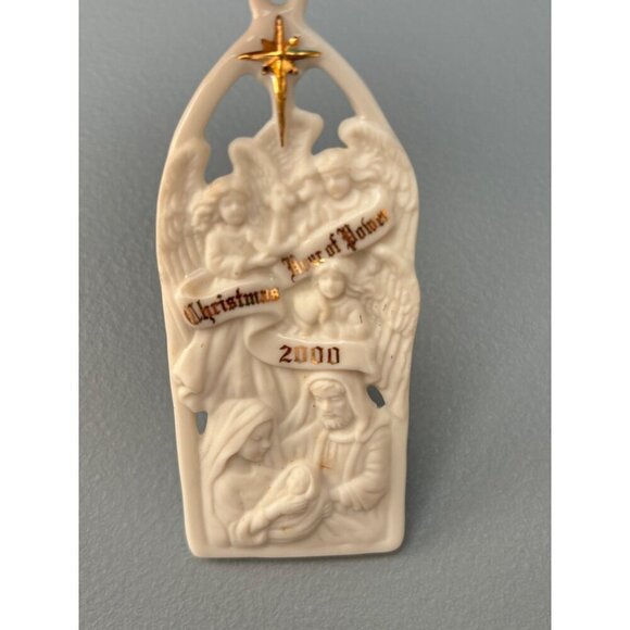 Vintage 2000 Christmas Hour of Power Faith Hope Love Ornament Nativity - Picture 4 of 6
